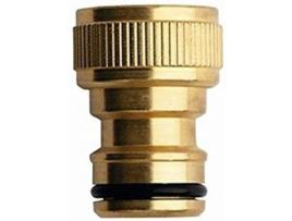 Conector Roscado para Torneira AQUAJET AQUAJET 611 B Maxipass Ouro Durável Rega de Jardim
