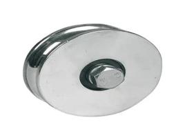 Rodas de Portão Gorge U-20 IBFM 2223120 Aço Galvanizado Diâmetro 100 Mm com 1 Amortecedor