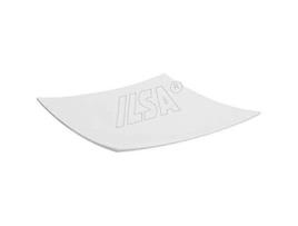 Prato Curvo em Melamina Ilsa S.R.L. 35 X 35 Cm Branco Marfim