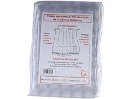 Cortina de Varanda XTRA White em Pvc Branco 350 X 250 XTRA Acessórios para Grampos de Pressão