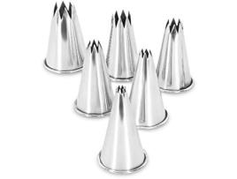 Conjunto de Tomadas em Aço Inoxidável THERMOHAUSER 6-Teilig Altura 50Mm