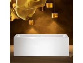 KALDEWEI Meisterstück Conoduo Banheira Autónoma 1733 180X80X43 Cm Branco Alpino Desenho: Conjunto de Drenagem e Transbordo 4080