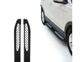 TURTLE Degrau Lateral Plus Volkswagen Tiguan Allspace Ad/Bw 2018 2019 2020 2021 2022 2023 2024 Suv Preto