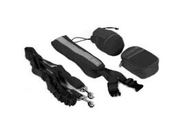 XCSOURCE Trela para Cães com Mãos Livres Animais de Estimação Trela Reflexiva para Caminhada Cinto Ajustável com Bolsa de Telefone para Corrida