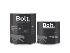 Conjunto Tintas de Retoque BOLT SPRAY PREMIUM PAINT Kit Hs Cinzento Escuro 2K 4:1 + Catalisador 1,25 Lt