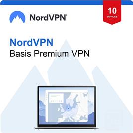 NordVPN Basis Premium VPN 10 Dispositivos 1 Ano