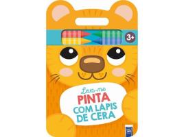 Livro Leva-me - Pinta Com Lápis De Cera Leão 3+
