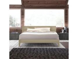 Cama de Casal Linz LLB LIVING LIFE BED Madeira Castanho (160x190)