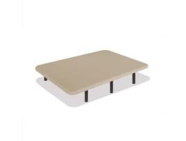 Base Estofada Tecido 3D Antiderrapante, Estrutura 30X40 Mm, Cor Bege, Inclui Pernas Metálicas De 35Cm, Base Estofada 140X200 Cm DREAMNITE