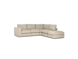 Sofá Modular BUDWING Taylor Bege - 7 Lugares - 265x247x80 cm