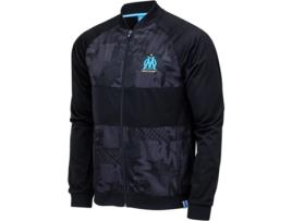 Casaco para Homem OLYMPIQUE DE MARSEILLE (S - Poliéster - Preto)