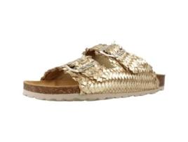 Sapatos de Mulher TONI PONS Guam Tecido Dourado (37)