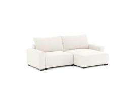 Sofá-Cama Chaise Longue BUDWING Lauren Bege - 4 Lugares - 269x158x96 cm