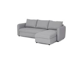 Sofá-Cama Chaise Longue BUDWING Vogue Cinzento - 4 Lugares - 240,5x168,5x93 cm