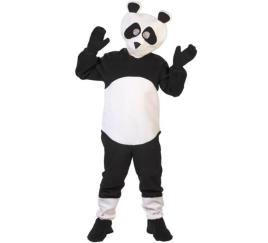 Fato de urso panda para adulto