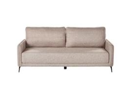 Sofá-cama BELIANI Heming de Poliéster Castanho 200x90x88