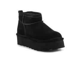 Botins Retro de Mulher BEARPAW Shorty Pele Preto (37)