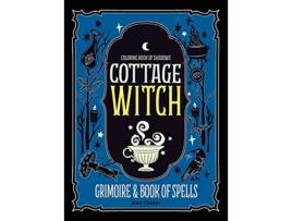Livro Coloring Book of Shadows Cottage Witch Grimoire Book of Spells de Amy Cesari (Inglês)