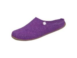 Chinelos de Mulher LIVING KITZBÜHEL Magic Schurwolle Tecido Roxo (40)