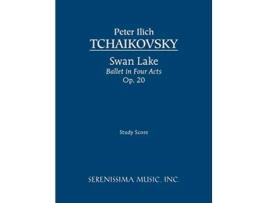 Livro Swan Lake Ballet in Four Acts Op20 Study score de Peter Ilich Tchaikovsky (Inglês)