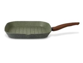 Grelhador Indução Natura Revestimento Antiaderente Base Vegetal TVS ITALY