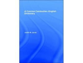 Livro Concise CambodianEnglish Dictionary de Judith Jacob Jacobs (Inglês - Capa Dura)