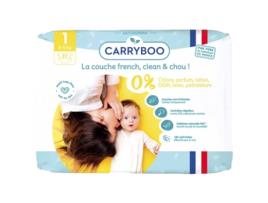 Fraldas Ecológicas Estampadas 27 Fraldas Tamanho 1 2-5 kg CARRYBOO