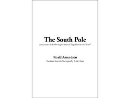 Livro South Pole de Roald Amundsen (Inglês - Capa Dura)