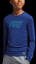 T-Shirt de manga comprida Nike pro compression shirt kids