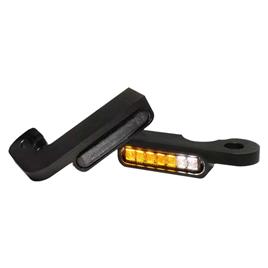 Heinz Bikes Pisca Da Moto Led Drl Harley Davidson Fx Dyna