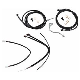 Burly Brand Kit De Linha De Freio Harley Davidson 14´´ Gorilla Flh
