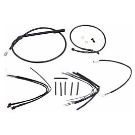 Burly Brand Kit De Linha De Freio Harley Davidson Fl 12´´ Tbar