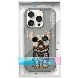 Nimmy Capa Para Telefone Iphone 16 Pro Max Óculos Cachorro Legal