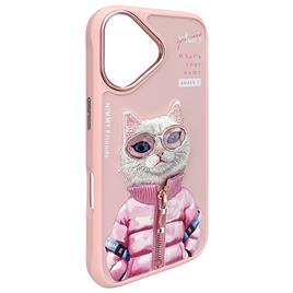 Nimmy Capa Para Telemóvel Iphone 16 Cool And Cute 2.0 Com Gato