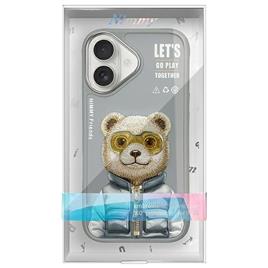 Nimmy Capa Para Telemóvel Iphone 16 Cool And Cute 2.0 Com Urso