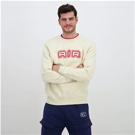 Nike Air - Bege - Sweat Felpa Homem tamanho L