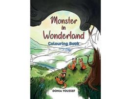 Livro Monster in Wonderland Colouring Book de Donia Youssef (Inglês)