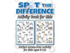 Livro Spot the Difference Activity Book for Kids Ages 612 Spot 10 Differences in Every Spread de Engage Books Activities (Inglês)