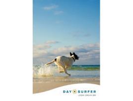 Livro Day Surfer Login Organizer Dog Running on the Beach de Johnson Hunter (Inglês)