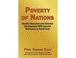 Livro Poverty of Nations Quality Education and National Development with Special Reference to South Asia de Namdar Khan (Inglês)