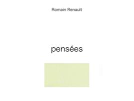 Livro pensées de Romain Renault (Inglês)