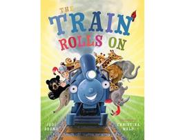 Livro The Train Rolls On A Rhyming Childrens Book That Teaches Perseverance and Teamwork de Jodi Adams (Inglês)