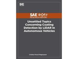 Livro Unsettled Topics Concerning Coating Detection by LiDAR in Autonomous Vehicles de Cristina P Magnusson (Inglês)