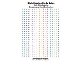 Livro Read the Bible Daily Bible Reading Guide Event and Character Exploration de Jwdownloads Jwdownloads (Inglês)