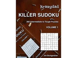 Livro Krazydad Killer Sudoku Volume 1 360 Intermediate to Tough Puzzles de Jim Bumgardner (Inglês)