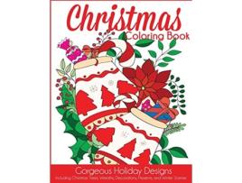Livro Christmas Coloring Book Holiday Coloring Books de Creative Coloring (Inglês)