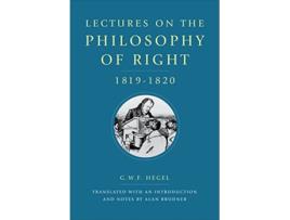 Livro Lectures on the Philosophy of Right, 18191820 de Gwf Hegel (Inglês - Capa Dura)