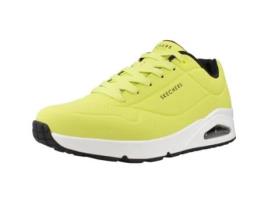 Sapatos de Homem SKECHERS Uno Stand On Tecido Amarelo (45)