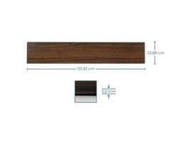 Pavimento Vinílico Click Castanho Escuro KIAUSE