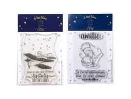 Carimbos LOVE IN THE MOON O Pequeno Princípe Avião e Raposa